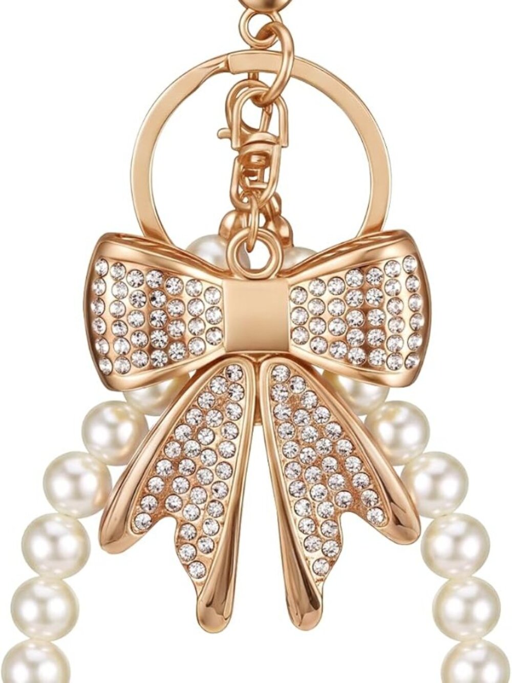 Bow Pearl Bag Keychain
